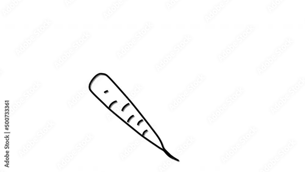 Carrot self drawing animation. Line art. White background. Carrot self drawing animation. Line art. White background.