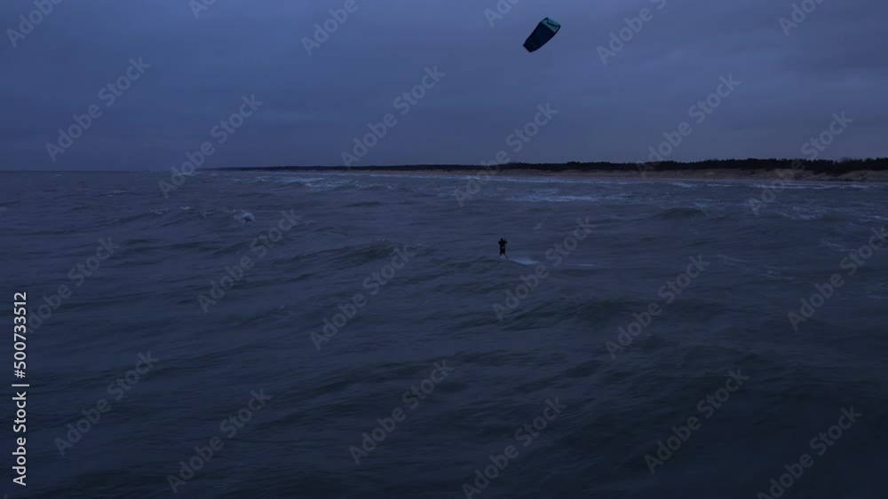 Kaliningrad Baltic Sea Winter Kitesurfing Waveriding Kaliningrad Baltic Sea Winter Kitesurfing Waveriding