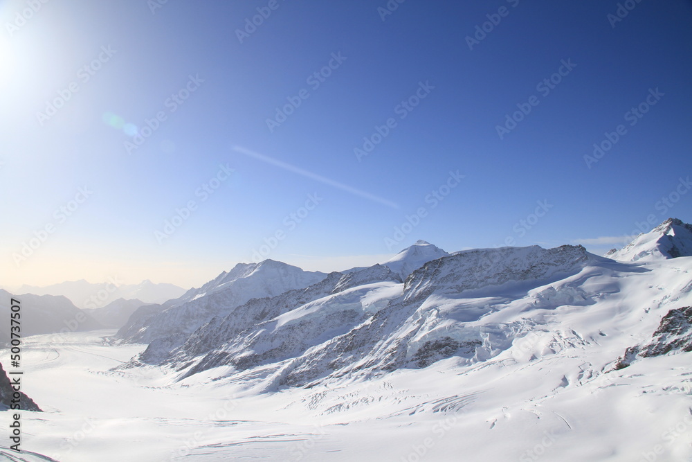 Fototapeta premium winter mountain landscape