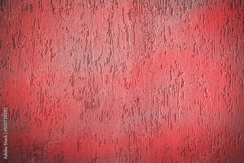 Old wall pattern texture cement red abstract © Maksim