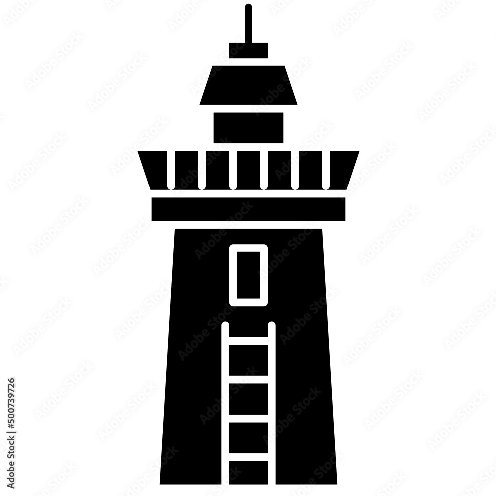 lighthous solid icon lighthous solid icon