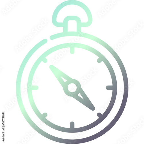 Free Download compass gradient icon - GFXLoad