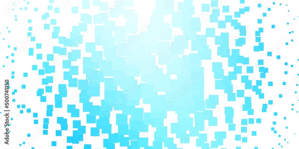 Light BLUE vector pattern in square style. Light BLUE vector pattern in square style.