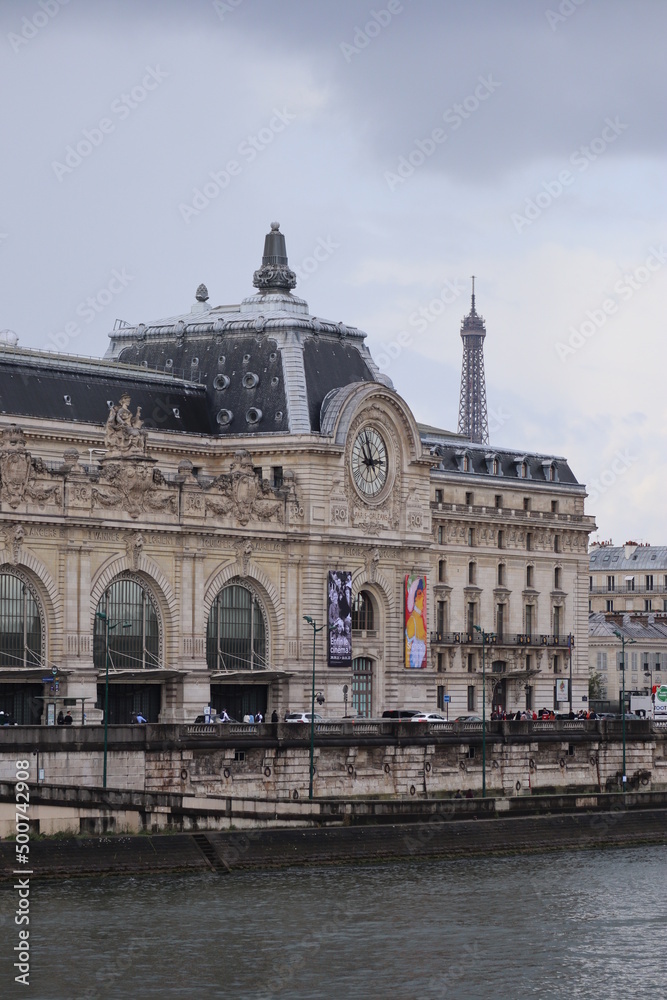 Facade of the Musée d'Orsay in Paris