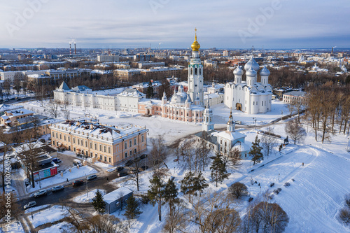 Canvastavla Vologda in winter