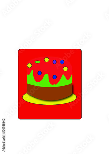 cake, food, Birthday, vector, icon, ilustration
