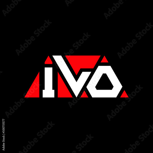 Fototapeta Naklejka Na Ścianę i Meble -  ILO triangle letter logo design with triangle shape. ILO triangle logo design monogram. ILO triangle vector logo template with red color. ILO triangular logo Simple, Elegant, and Luxurious Logo...