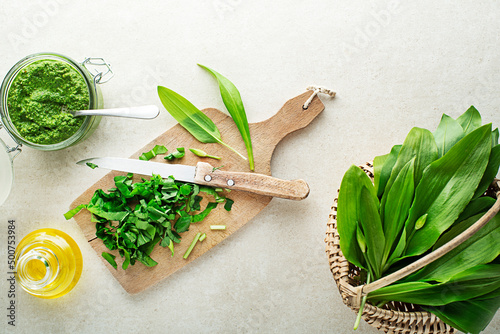 wild garlic pesto