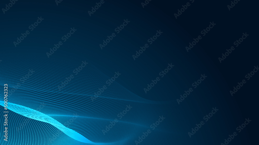 Abstract dot white blue wave gradient texture technology background. Abstract dot white blue wave gradient texture technology background.