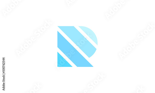 R modern letter logo design