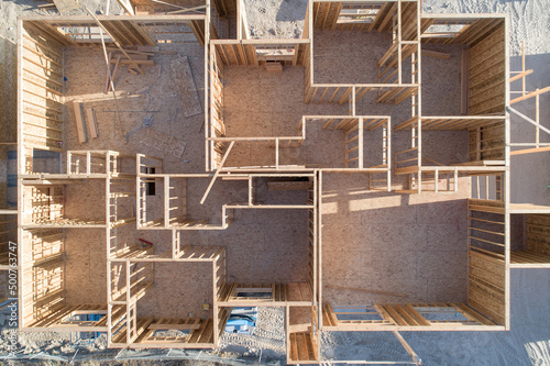 Принти на полотні new apartment construction taking place