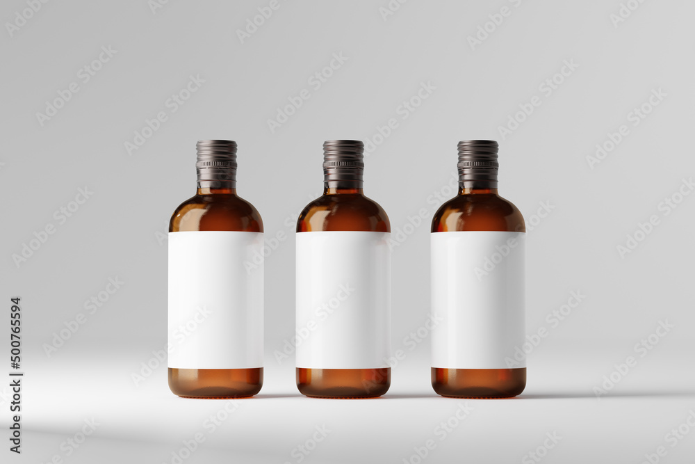 Amber Glass Bottle or Jar Amber Glass Bottle or Jar