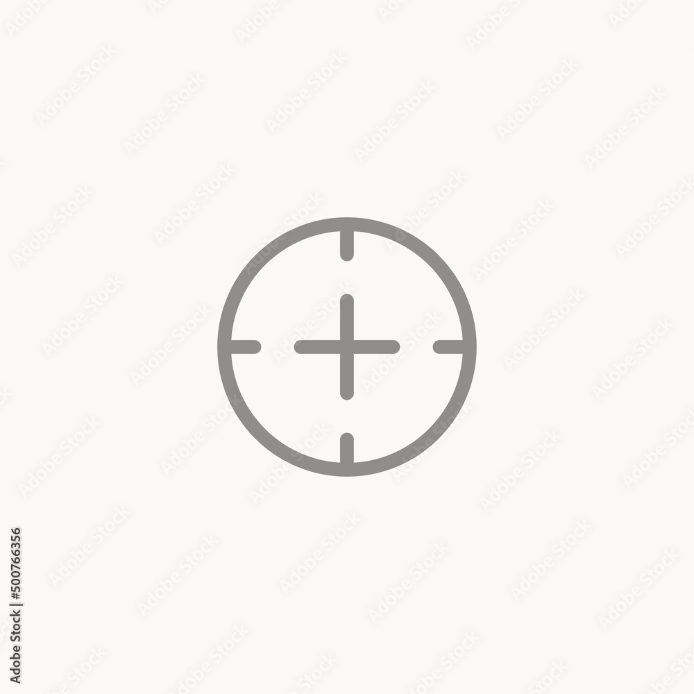 Target vector icon sign symbol Target vector icon sign symbol