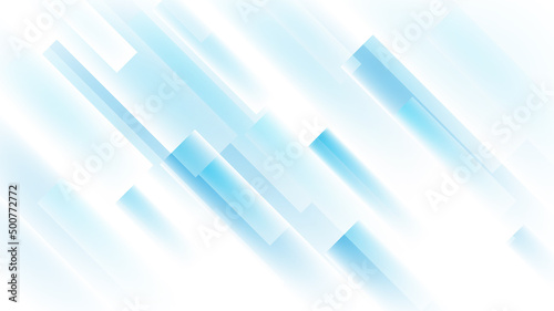 Modern Abstract Background with Motion Diagnal Lines Mosaic Elements and Light Blue Gradient Color