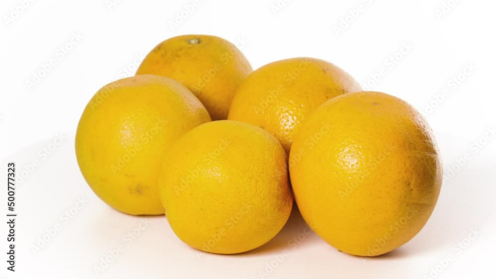 super fresh and juicy orange. 360 degree rotation on white background super fresh and juicy orange. 360 degree rotation on white background