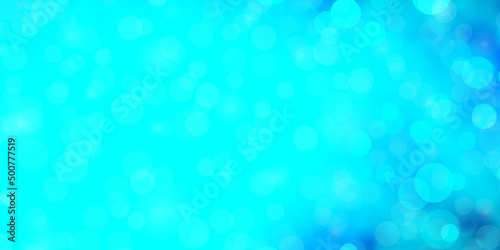 Light BLUE vector pattern with circles.