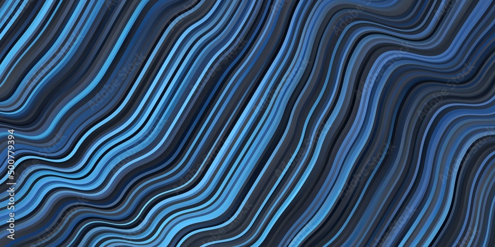 Light BLUE vector backdrop with bent lines. Light BLUE vector backdrop with bent lines.