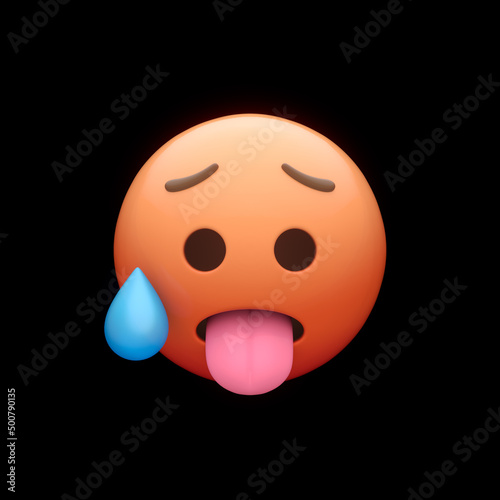 Overheated Smiley Face