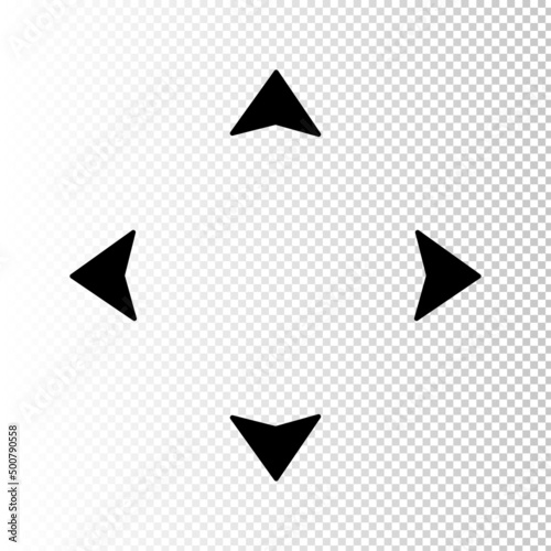 Arrow vector set. Arrow icon collection. Set of arrows vector for web design. Arrow flat style isolated on white background left right arrow