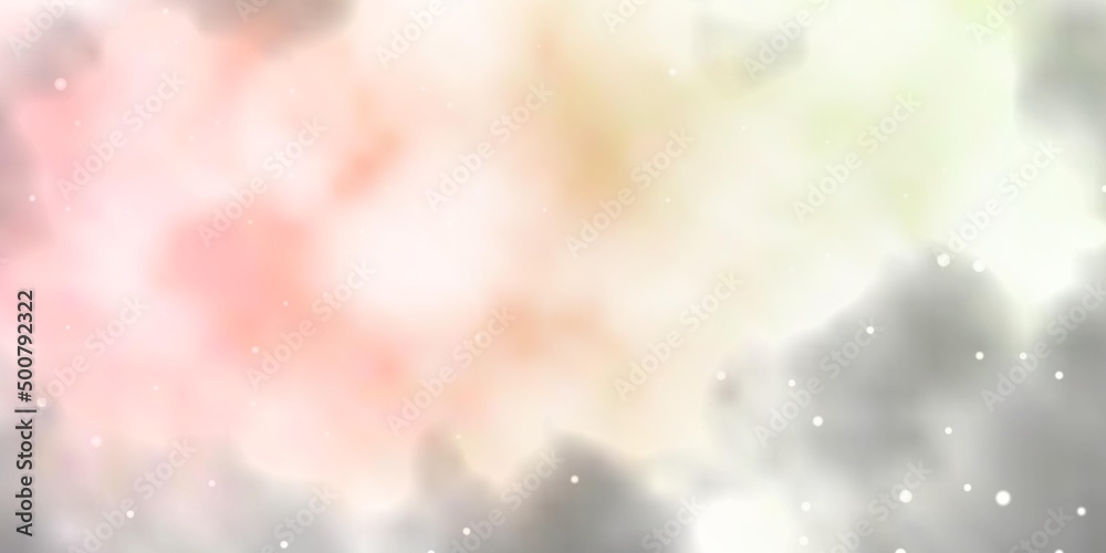 Light Pink, Green vector template with neon stars. Light Pink, Green vector template with neon stars.