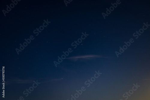 Sternenhimmel über Franken in Deutschland