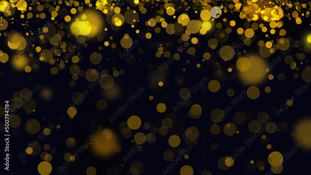 beautiful festive light flashes on a black background	
