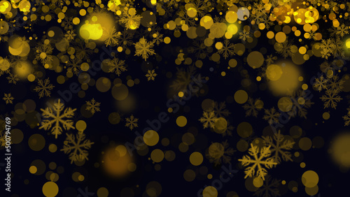 background with beautiful snowflakes for new year and christmas