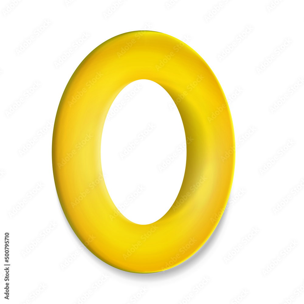 Glitering golden number 0, zero. 3D vector font isolated on white background. Anniversary numeral metallic gold shape, greeting inflatable figure. Celebration concept. Invitation mock up Glitering golden number 0, zero. 3D vector font isolated on white background. Anniversary numeral metallic gold shape, greeting inflatable figure. Celebration concept. Invitation mock up