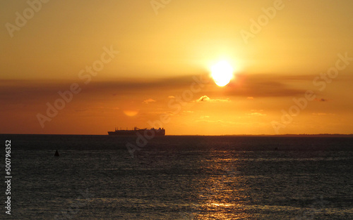Beach sunset in Salvador Bahia © Alex Soares