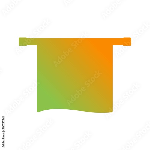 Unique Towel Dryer Vector Glyph Icon