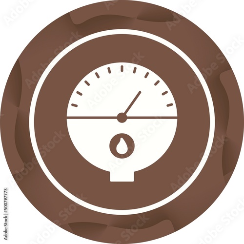Unique Tankless Water Heater Vector Glyph Icon