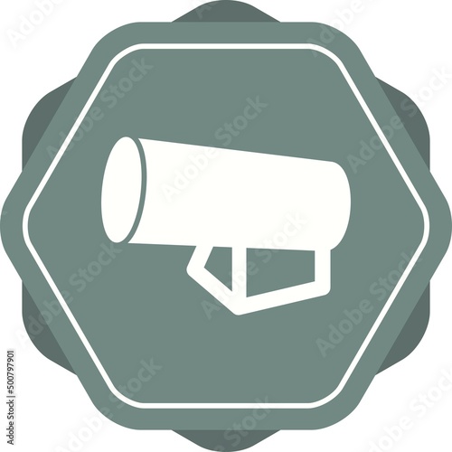 Unique Portable Forced Air Heater Vector Glyph Icon