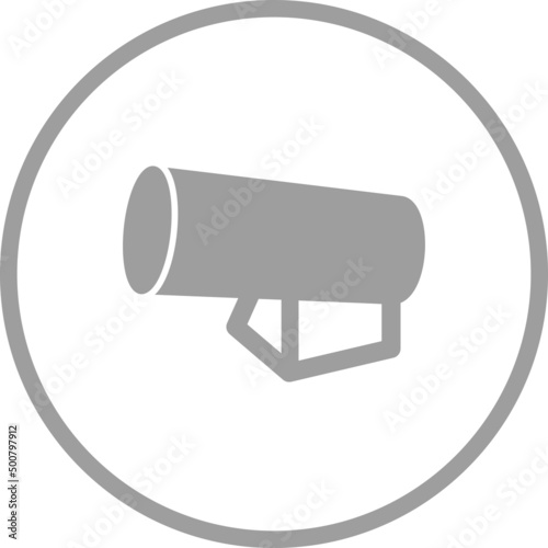 Unique Portable Forced Air Heater Vector Glyph Icon