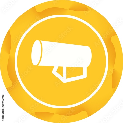 Unique Portable Forced Air Heater Vector Glyph Icon