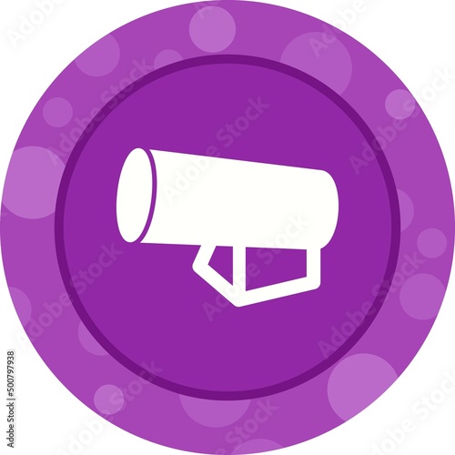 Unique Portable Forced Air Heater Vector Glyph Icon