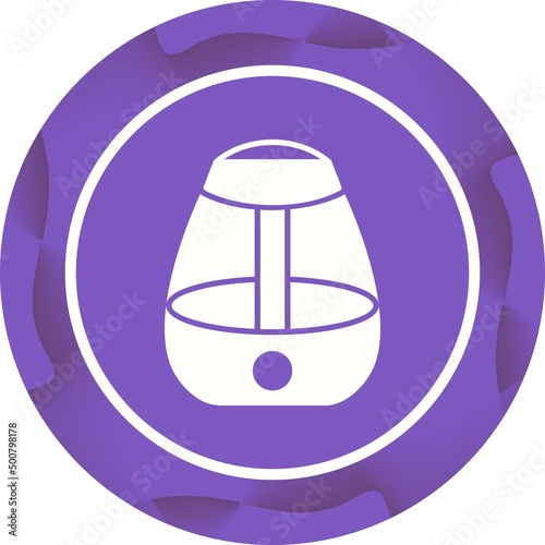 Unique Humidifier Vector Glyph Icon