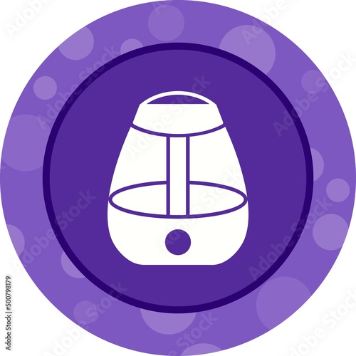 Unique Humidifier Vector Glyph Icon