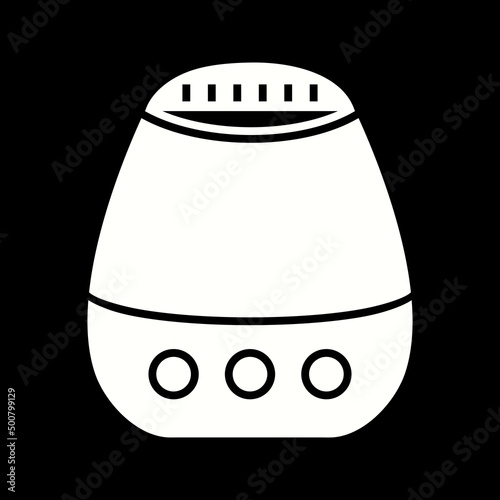 Unique Air Purifier Vector Glyph Icon