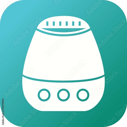 Unique Air Purifier Vector Glyph Icon