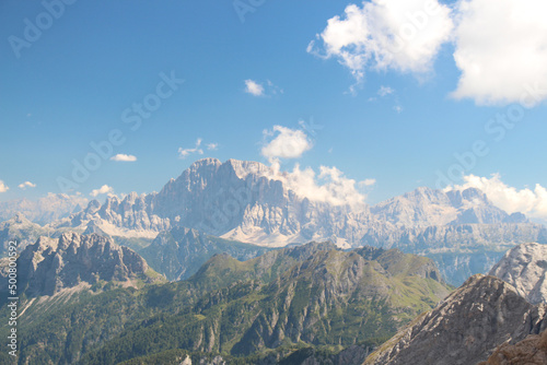 Mountain landscape in a sunny day. Italian Alps.