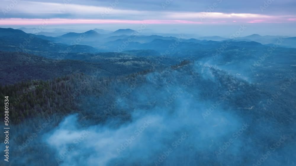 Aerial view of vegetation and soil burnt in high severity fire Aerial view of vegetation and soil burnt in high severity fire