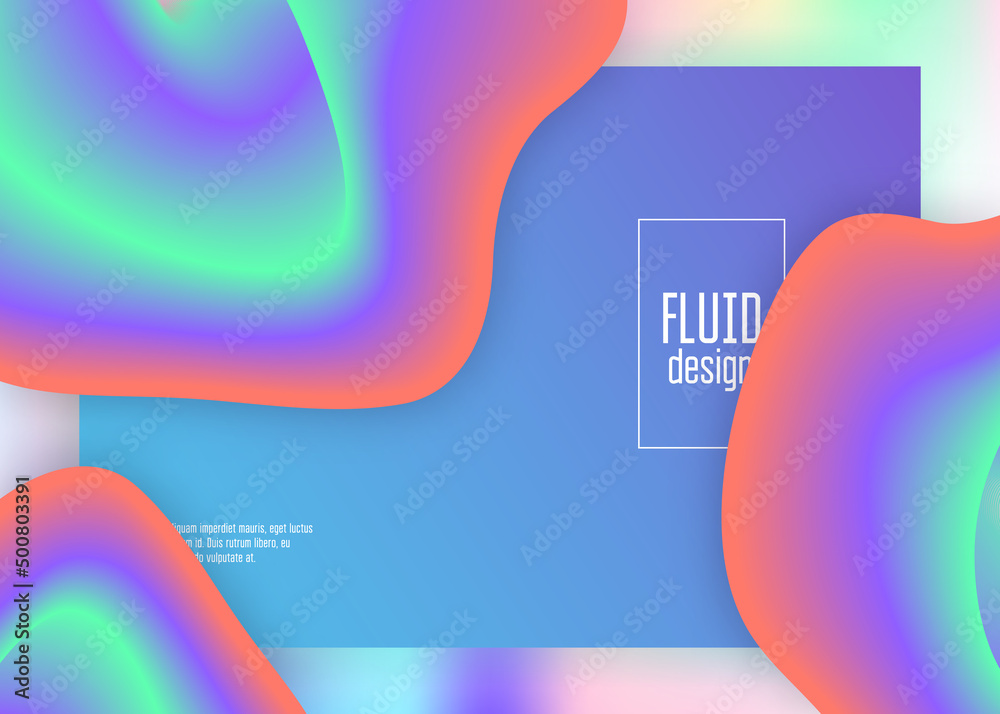 Liquid fluid with dynamic elements and shapes. Landing page. Liquid fluid with dynamic elements and shapes. Landing page.