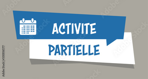 Logo activité partielle.