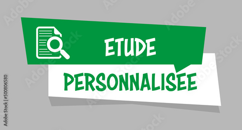 Logo étude personnalisée.