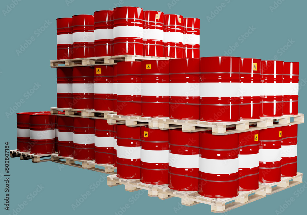 Hazardous waste. Storage of flammable liquids. Chemicals or toxic