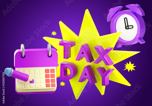 Tax day. Time of payment of...