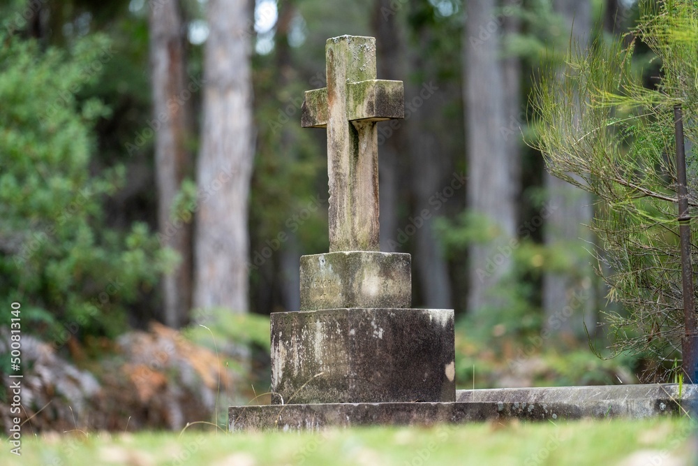 grave sites in a cemetery, in hobart, melbourne, tasmania, australia. grave sites in a cemetery, in hobart, melbourne, tasmania, australia.