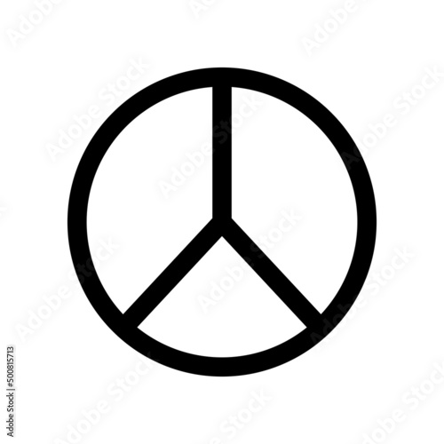 Peace symbol icon