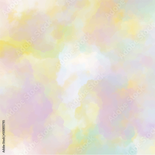 sodt Yellow watercolor background for your design, watercolor background concept, vector.