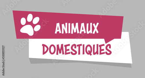 Logo animaux domestiques.